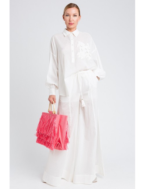 Pantaloni larghi 251lm2pcc 00632 +++TwinsetPassioni Boutique