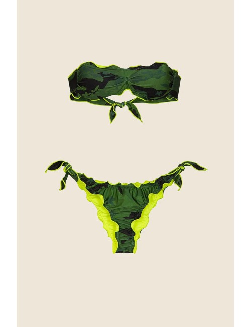 Effek - bikini fascia con slip regolabile fantasia  fk25-0521x22FKPassioni Boutique