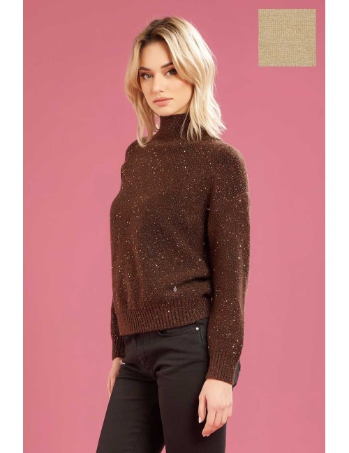 Fresh flower - vulcano rombi micropaillette ff695 cioccolatoFresh FlowerPassioni Boutique
