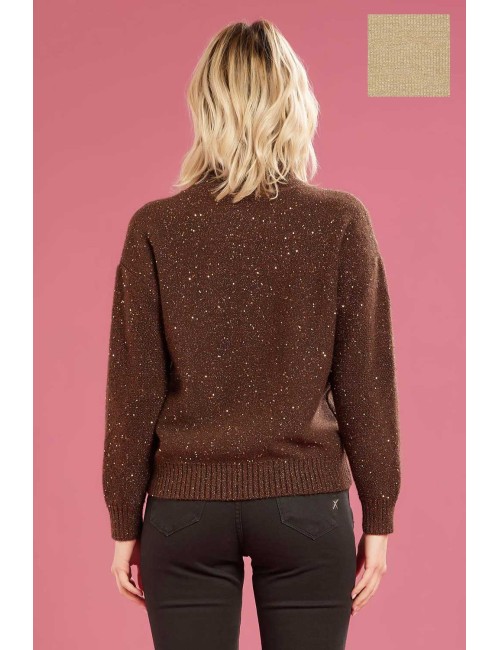 Fresh flower - vulcano rombi micropaillette ff695 cioccolatoFresh FlowerPassioni Boutique