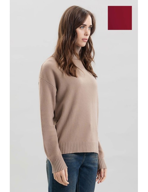 Take two - dolcevita con spacco viscosa dt00319 tortoraTake TwoPassioni Boutique