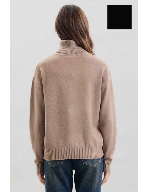 Take two - dolcevita con spacco viscosa dt00319 tortoraTake TwoPassioni Boutique