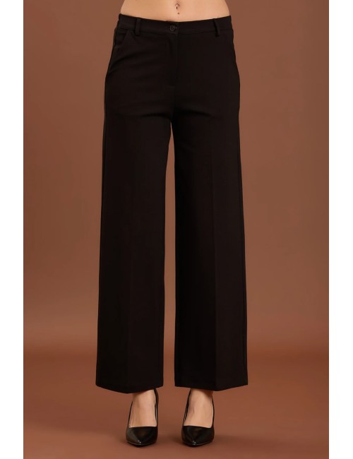 Take two - pantalone palazzo punto milano dt01196 neroTake TwoPassioni Boutique