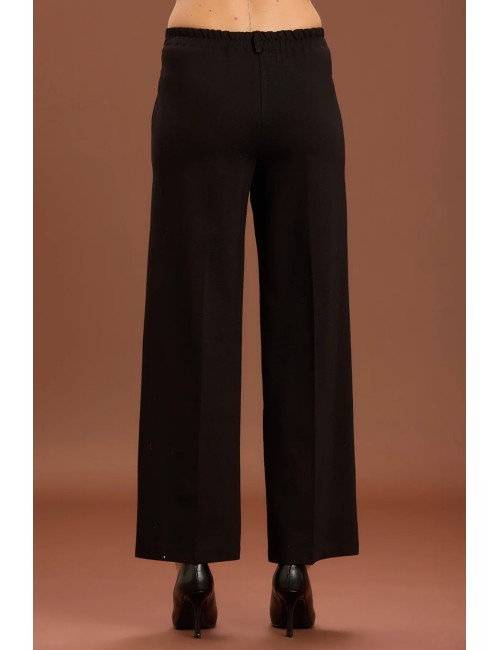 Take two - pantalone palazzo punto milano dt01196 neroTake TwoPassioni Boutique