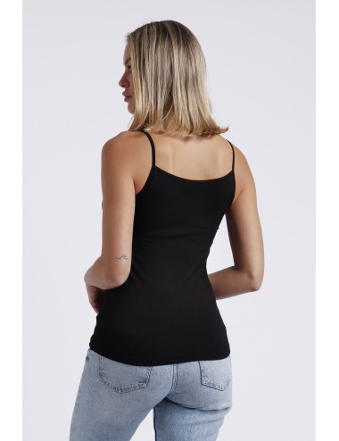 Admas - top con scollo in raso 43483-0-110 neroAdmasPassioni Boutique