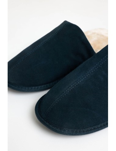 Admas - pantofole da uomo in pelle scamosciata blu navy 69045-0-0216 navyAdmasPassioni Boutique