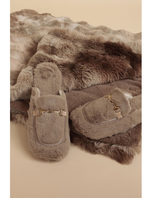 Admas - pantofole mocassino da donna in corel  69129s-0-0400 beigeAdmasPassioni Boutique