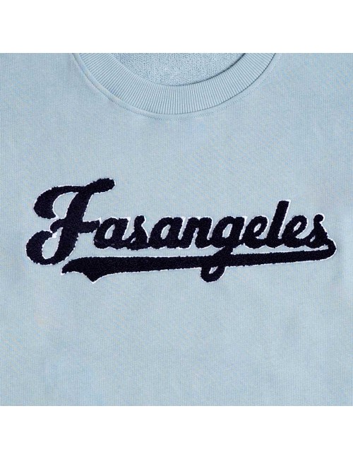 Fasangeles - felpa tuta con logo peluche fa25bc01 choccolateFasangelesPassioni Boutique