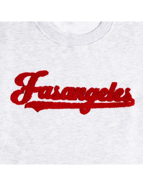 Fasangeles - felpa tuta con logo peluche fa25bc01 choccolateFasangelesPassioni Boutique