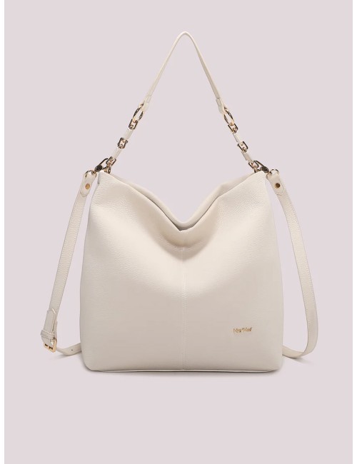Mimi muà - borsa shopping con manico intrecciato m8-y201371 cuoioMimi-MuaPassioni Boutique