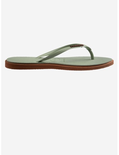 Donna infradito havaianas slim glow dark brown strass e perlineHavaianasPassioni Boutique