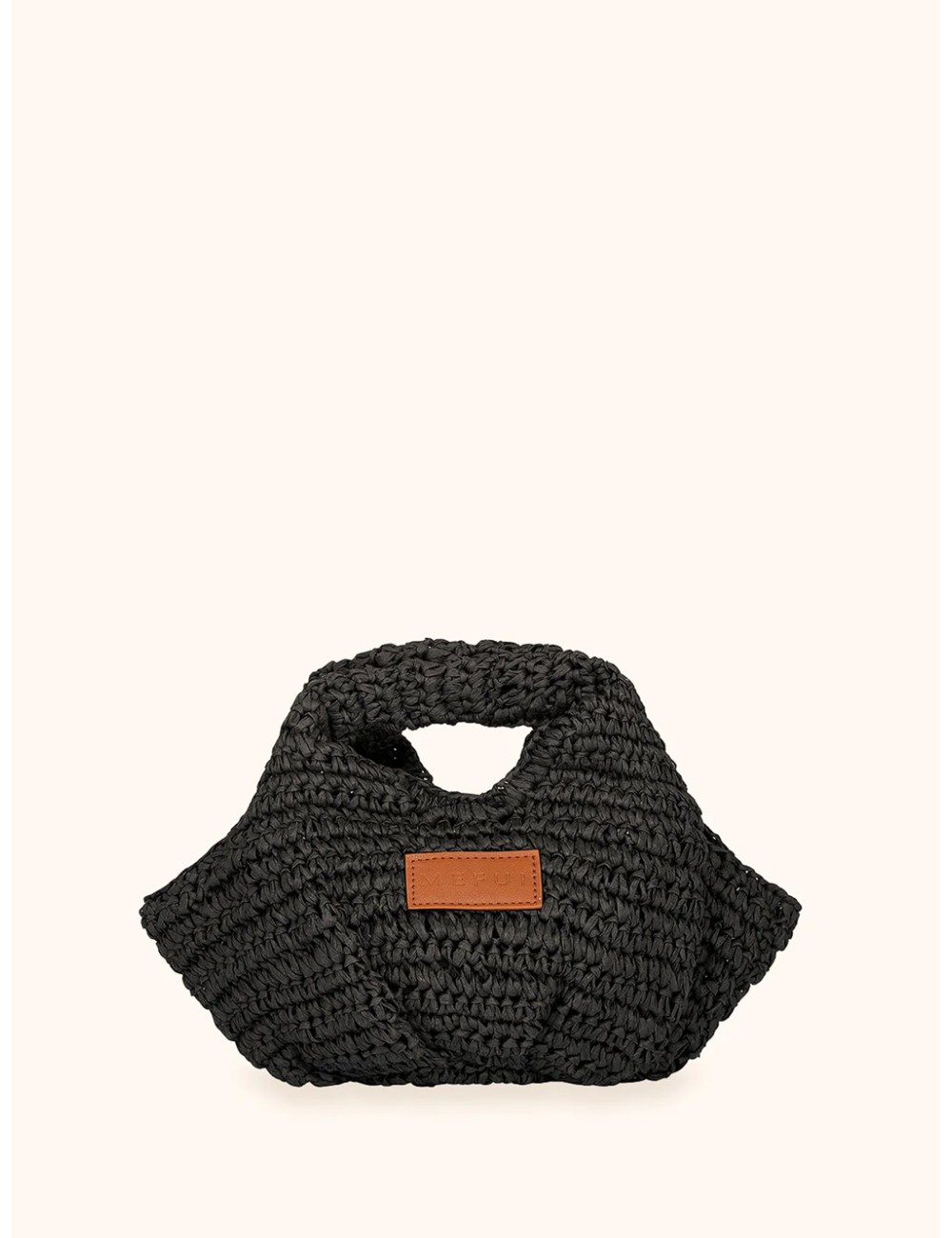 Mefui - donna borsa mini me fui rafia nero magnete fodera interna ma26-sw0065bkMefuiPassioni Boutique