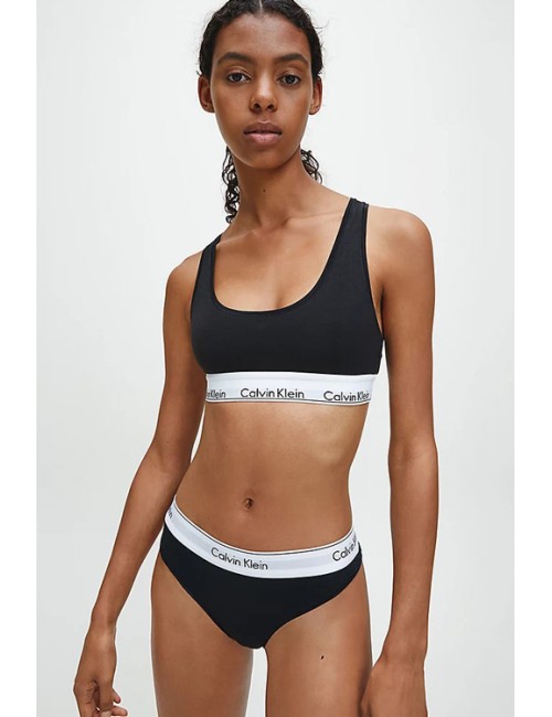 Ck - perizoma cotton  0000f3786e 001 neroCalvin Klein DonnaPassioni Boutique