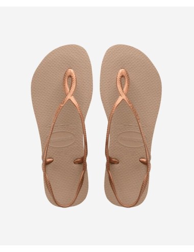 Donna infradito havaianas slim glow dark brown strass e perlineHavaianasPassioni Boutique