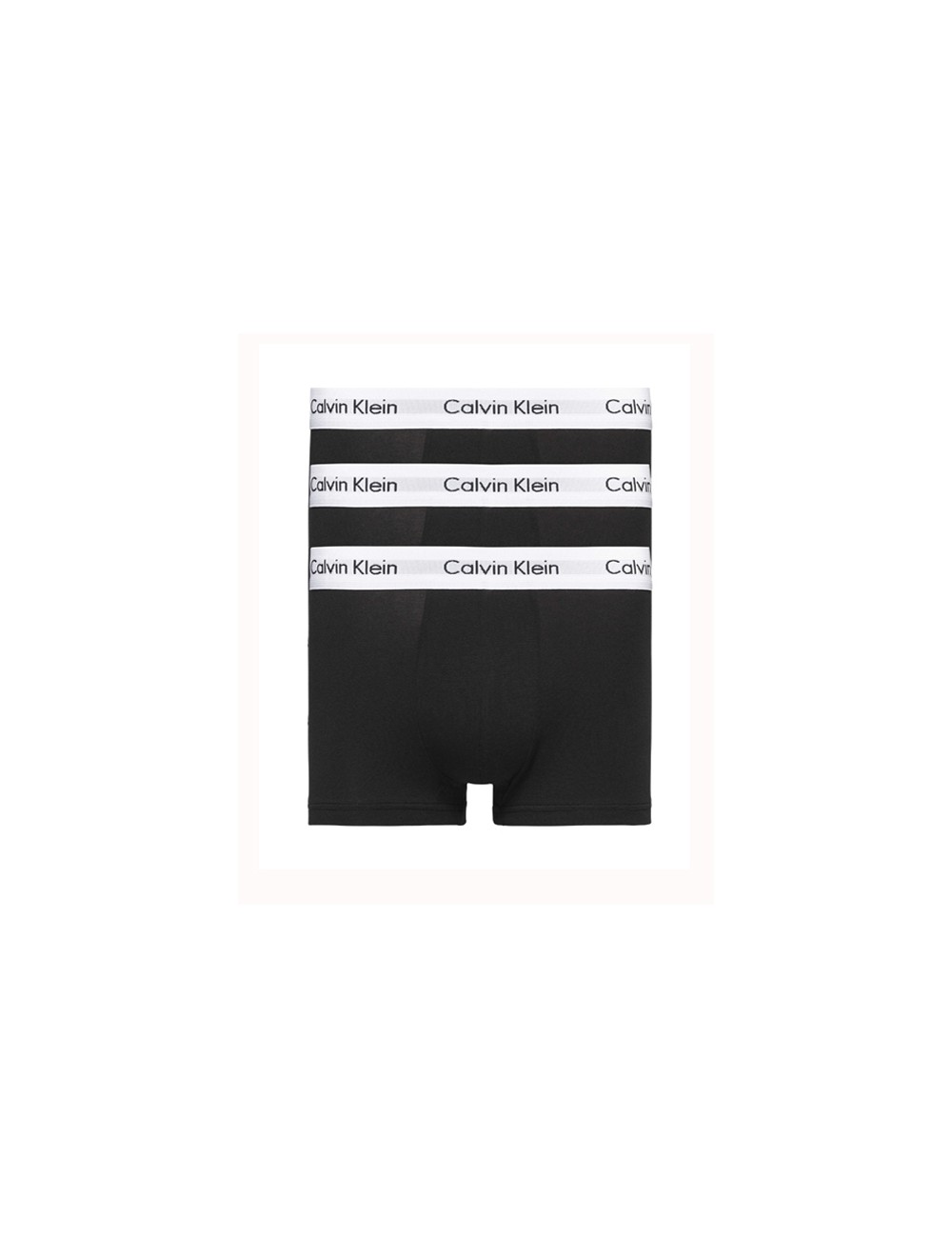 Ck - boxer 3pack cotton strech 0000u2664g 001 neroCalvin Klein UomoPassioni Boutique