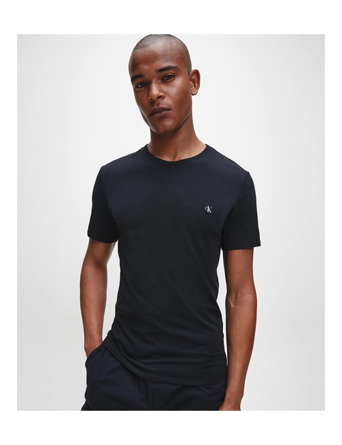 Ck - t-shirt 2pack cotton strech 000nb1088a 100 biancoCalvin Klein UomoPassioni Boutique