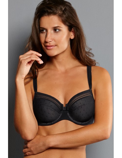 Rosa faia - reggiseno con ferretto emily 5201 001 neroRosa FaiaPassioni Boutique