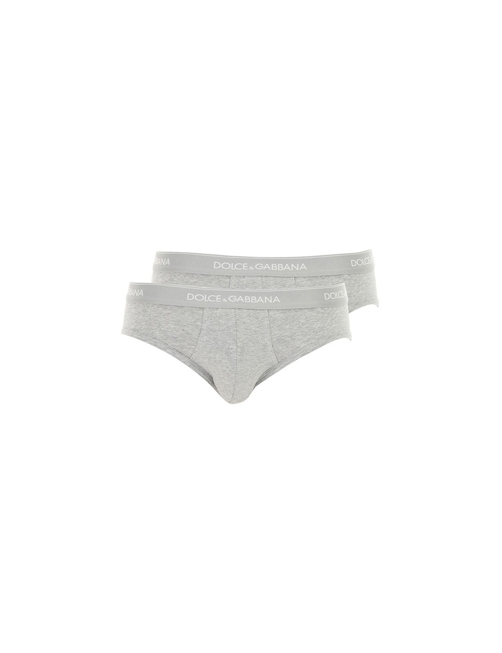 Dolce&gabbana - slip brando 2pack strech cotton n9a05j fugiw grigioDolceGabbanaPassioni Boutique
