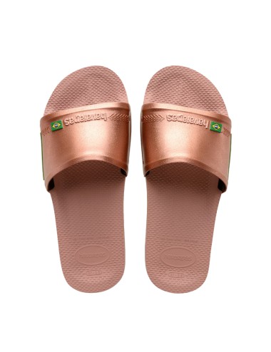 Donna infradito havaianas slim glow arancioni strass e perlineHavaianasPassioni Boutique