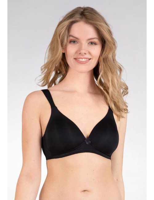 Naturana - reggiseno con ferretto e coppa c traspirante 7152c 400 neroPassioni Boutique