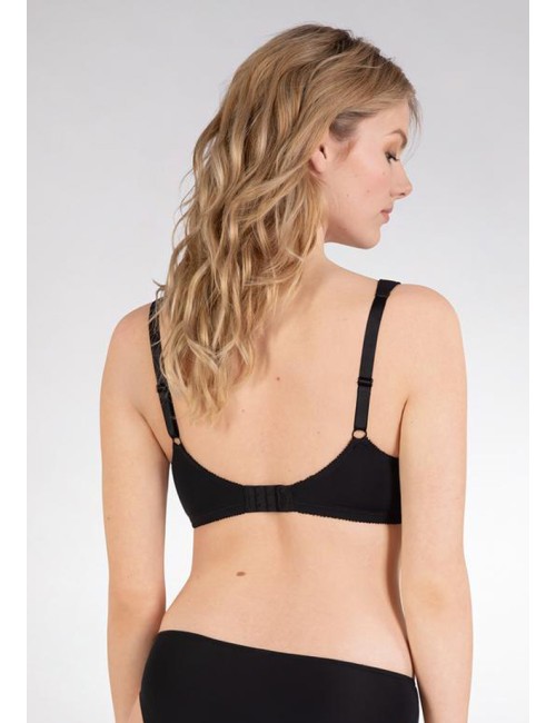 Naturana - reggiseno con ferretto e coppa c traspirante 7152c 400 neroPassioni Boutique