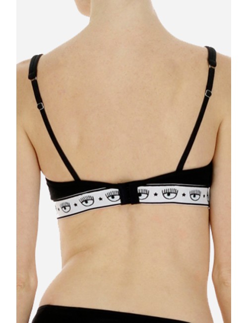 Chiaraferragni - reggiseno triangolo maxi logomania 4605 3224 0001 biancoChiara FerragniPassioni Boutique