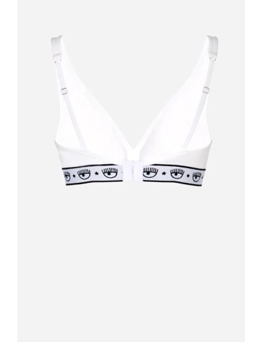 Chiaraferragni - reggiseno triangolo maxi logomania 4605 3224 0001 biancoChiara FerragniPassioni Boutique