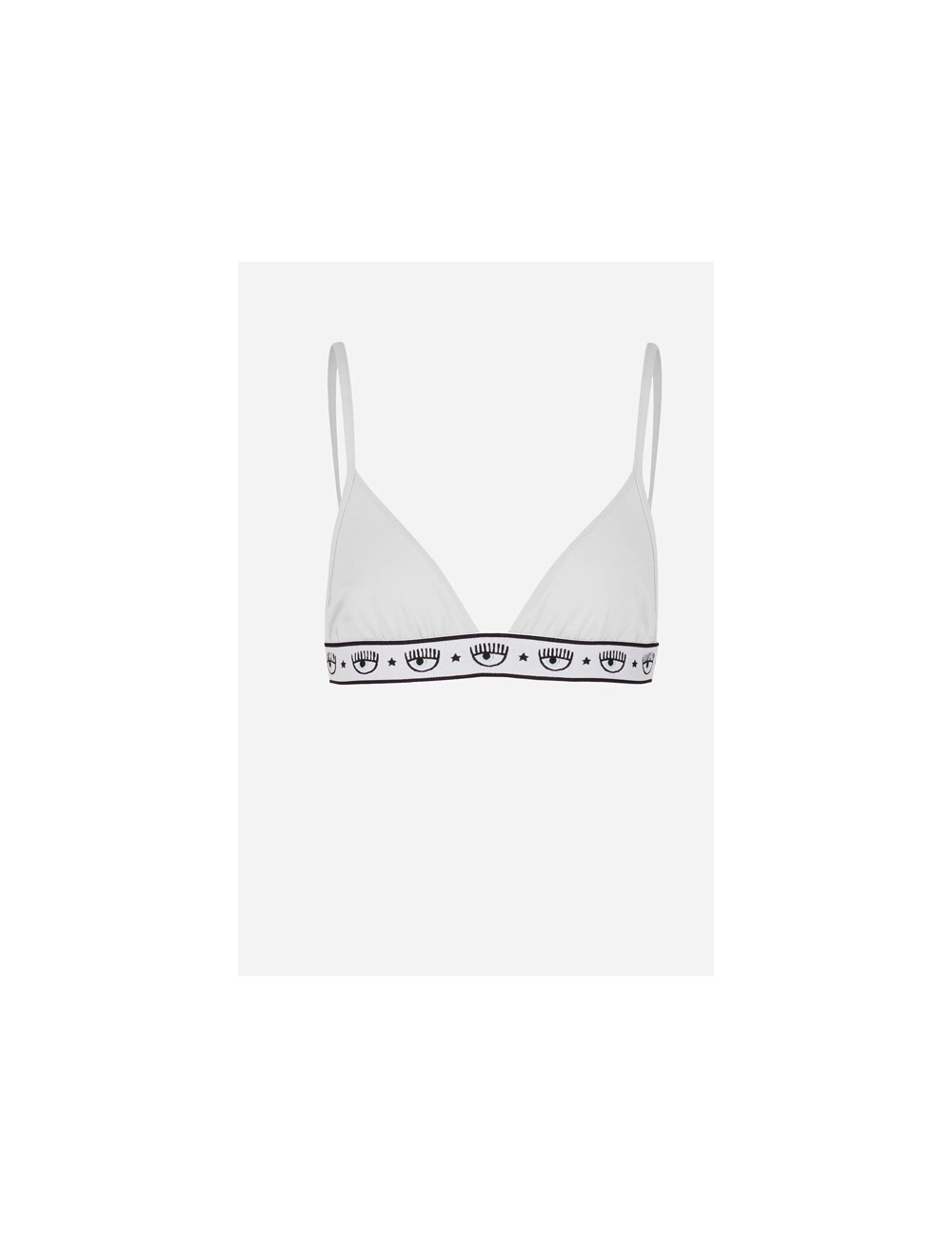 Chiaraferragni - reggiseno triangolo logomania 4602 3224 0001 biancoChiara FerragniPassioni Boutique