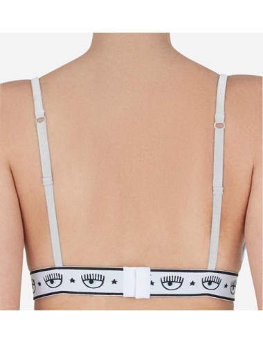 Chiaraferragni - reggiseno triangolo logomania 4602 3224 0001 biancoChiara FerragniPassioni Boutique