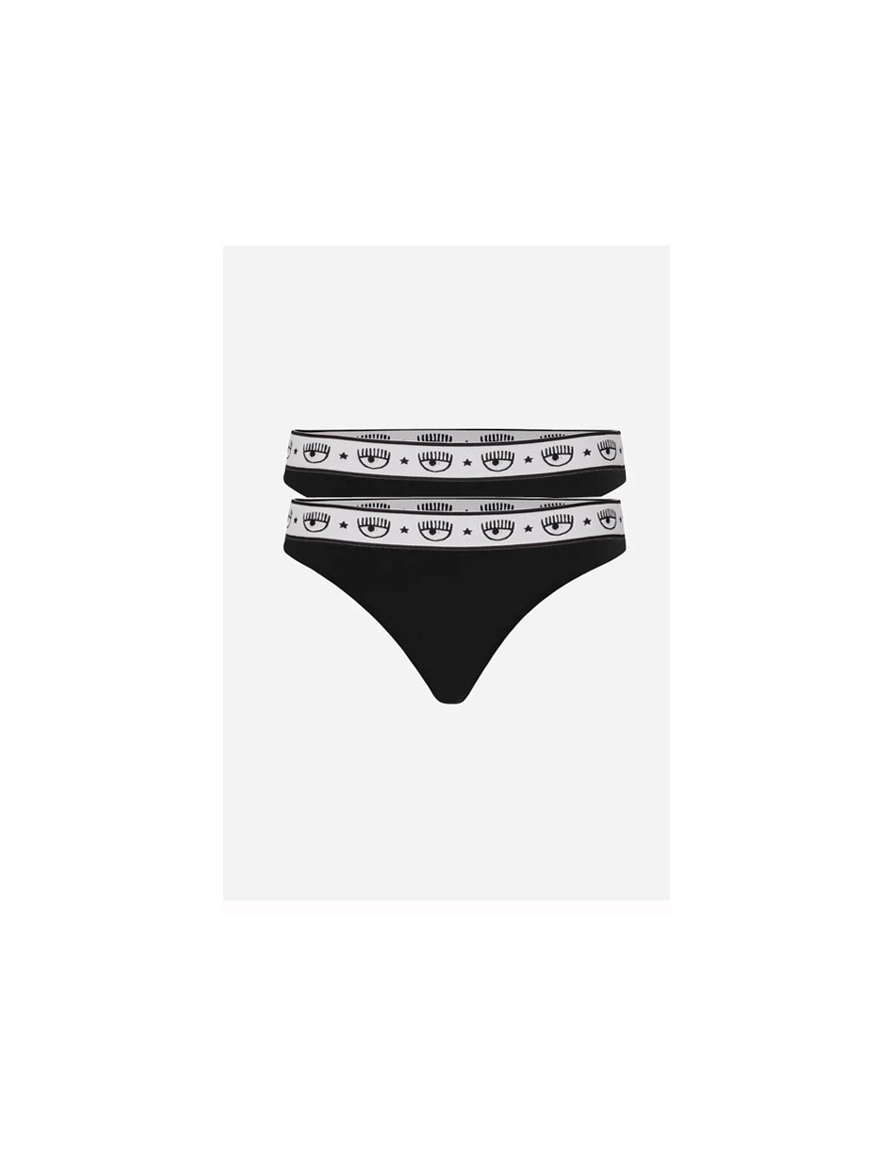 Chiaraferragni - slip bipack logomania 4702 3224 0555 neroChiara FerragniPassioni Boutique