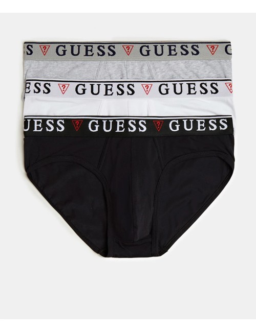 Guess - slip uomo 3packs u97g00 jr003 nero bianco grigioGuessPassioni Boutique