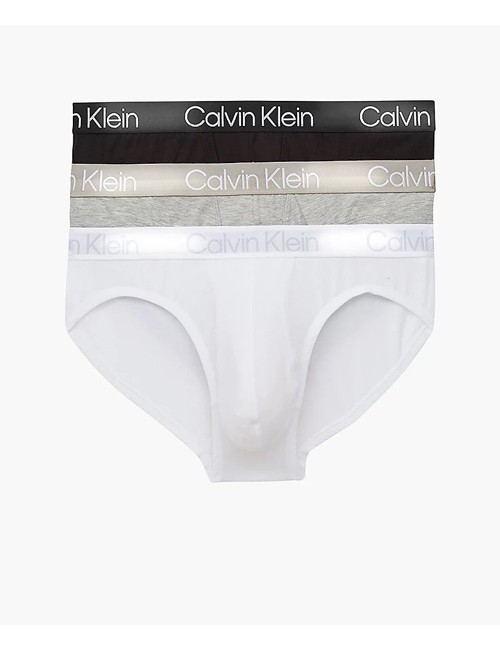 Ck - slip 3pack cotton strech 0000u2661g neroCalvin Klein UomoPassioni Boutique