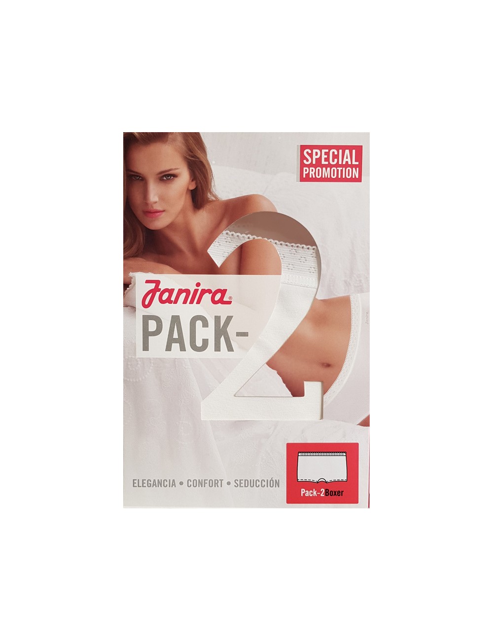 I-pack 2 boxer esencial 1031671 biancoJaniraPassioni Boutique