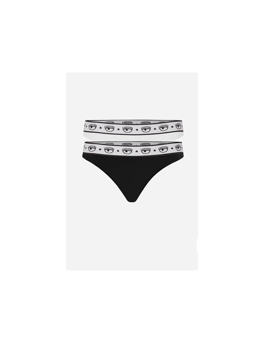 Chiaraferragni - slip bipack logomania 4702 3224 1555 bianco/neroChiara FerragniPassioni Boutique
