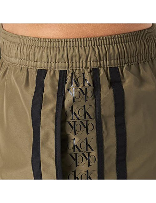 Ck - boxer mare medio - modello runner km0km00737-ycd biancoCalvin Klein UomoPassioni Boutique