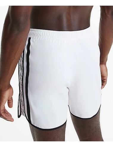 Ck - boxer mare medio - modello runner km0km00737-ycd biancoCalvin Klein UomoPassioni Boutique
