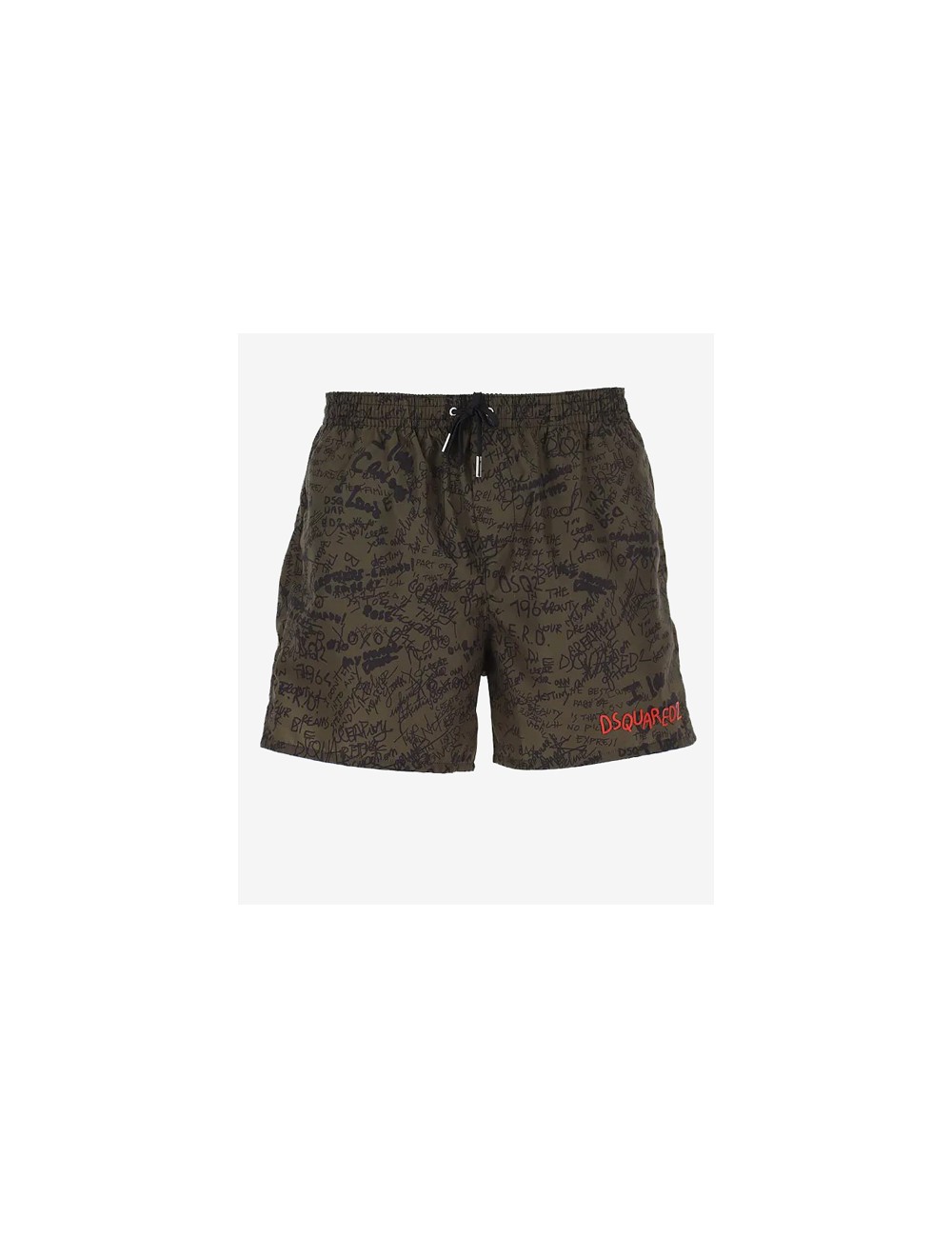 Dsquared2 - boxer corto all over d7bn544190 308 militareDsquared2Passioni Boutique