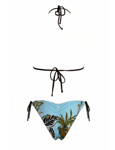Donna bikini miss bikini triangolo rete paillettes verde e turcheseMiss BikiniPassioni Boutique