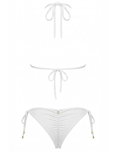 Donna bikini triangolo miss bikini luxe pizzo floreale biancoMiss BikiniPassioni Boutique