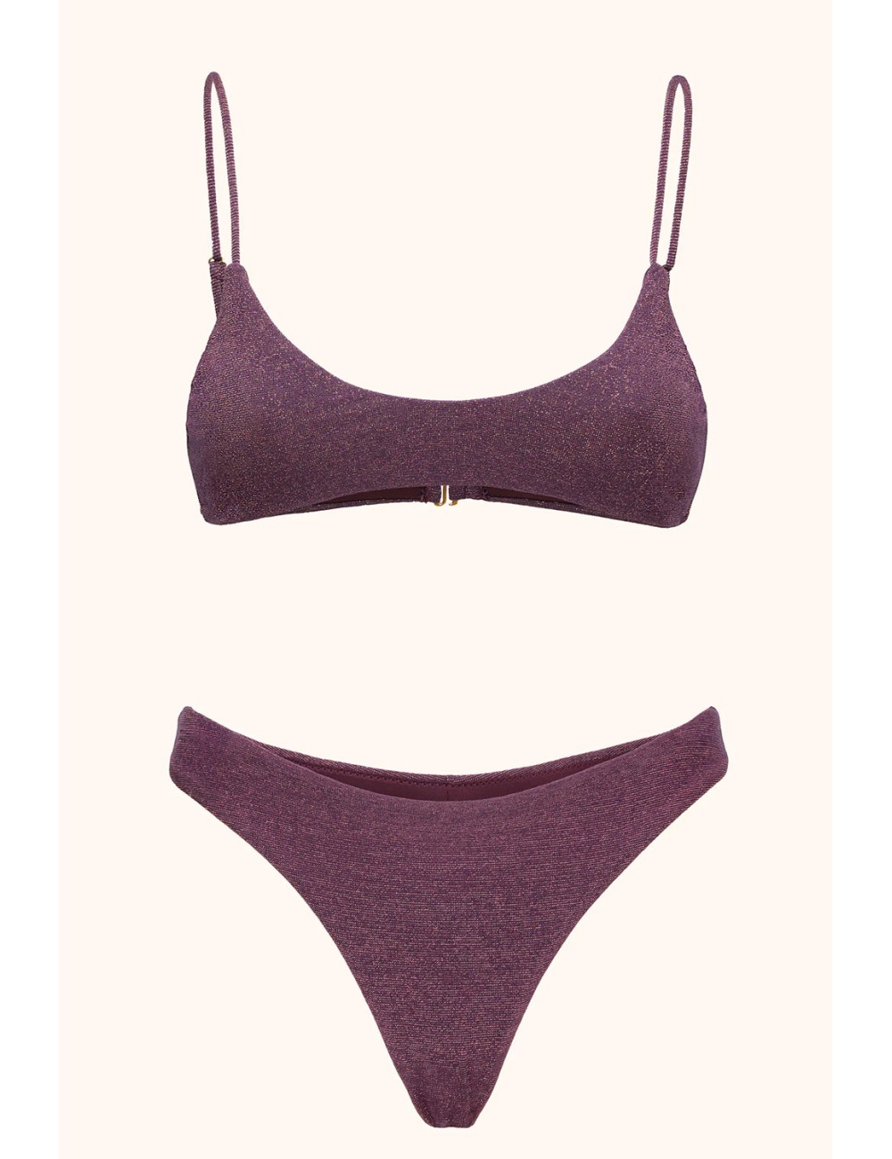 Mefui - bikini top fisso e slip fisso bordeauxMefuiPassioni Boutique