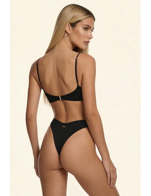 Effek - bikini fascia a v con slip americano fisso fk26-sw1802bkFKPassioni Boutique