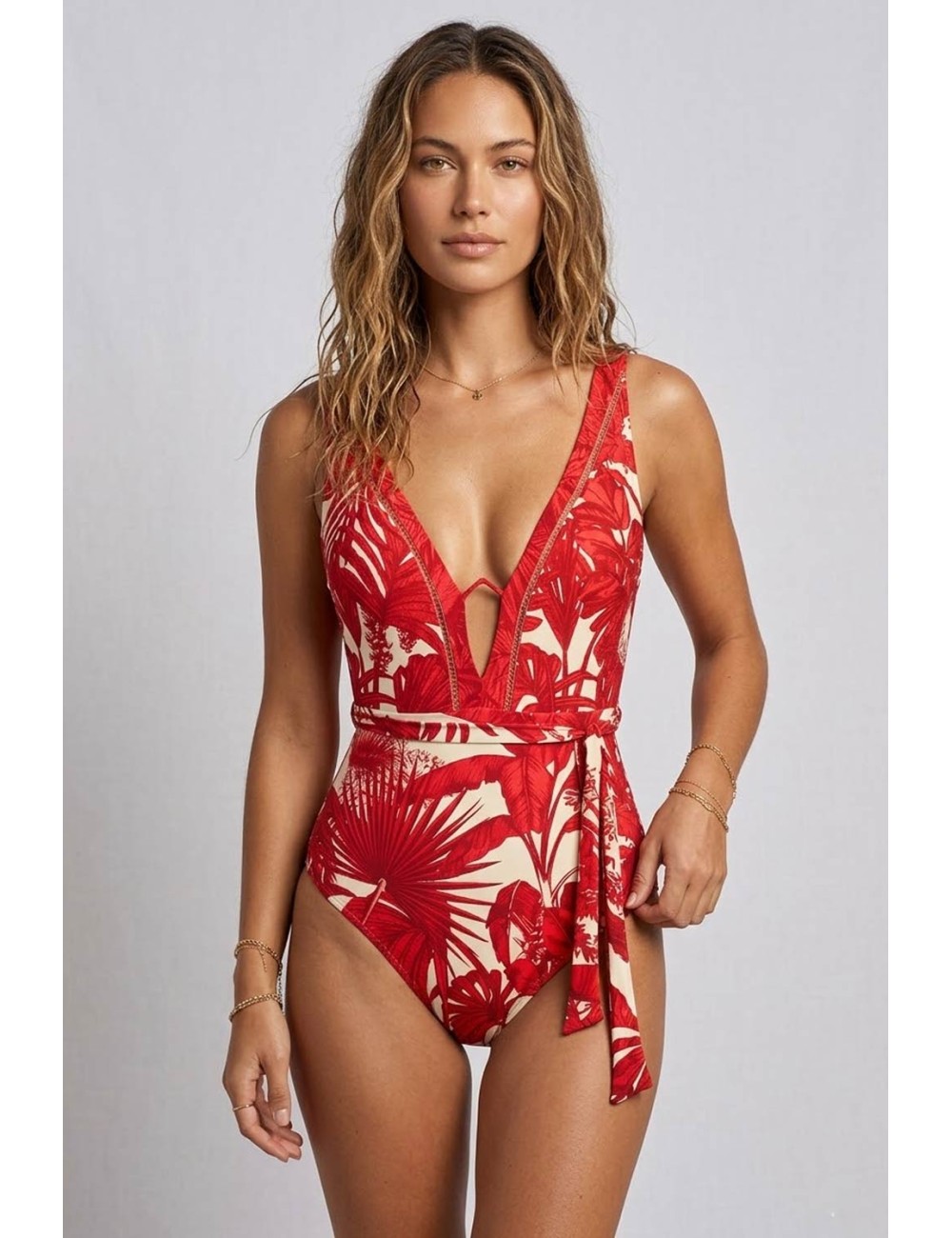 Maryan mehlhorn - costume intero cream rougeMaryan MehlhornPassioni Boutique