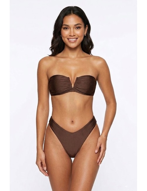 Effek - bikini fascia a v con slip americano fisso fk26-sw1902-1923bnFKPassioni Boutique