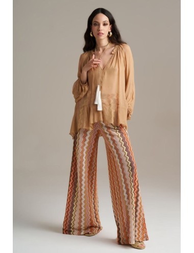 Twinset - camicia m/l in popeline con dettagli in macramèTwinsetPassioni Boutique