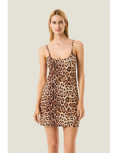 Donna abito corto 4giveness patch animalier jersey morbido s-l4GivenessPassioni Boutique