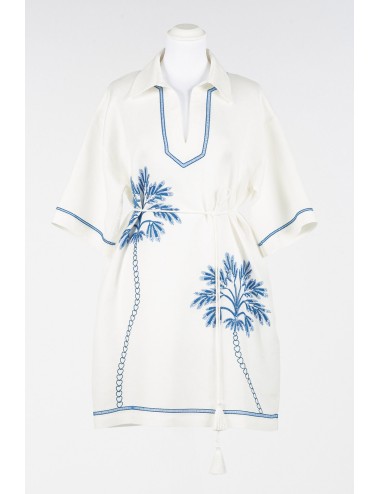 Donna abito camicia drycri cotone organico denim paillettesDrycriPassioni Boutique
