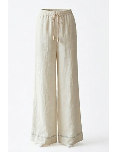 Twinset - pantalone cropped in popeline dettaglio macramèTwinsetPassioni Boutique