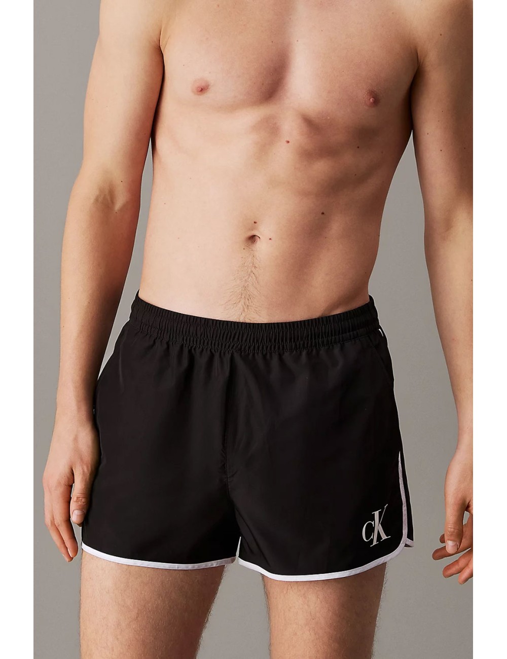Pantaloncini da bagno runner km0km01119-behCalvin Klein UomoPassioni Boutique