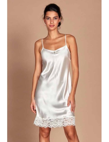 Camicia in pizzo san gallo ww30413 biancoWhite WisePassioni Boutique