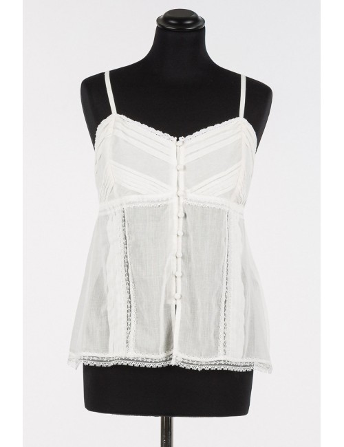 Top in cotone 251lm2waa 00632 +++TwinsetPassioni Boutique